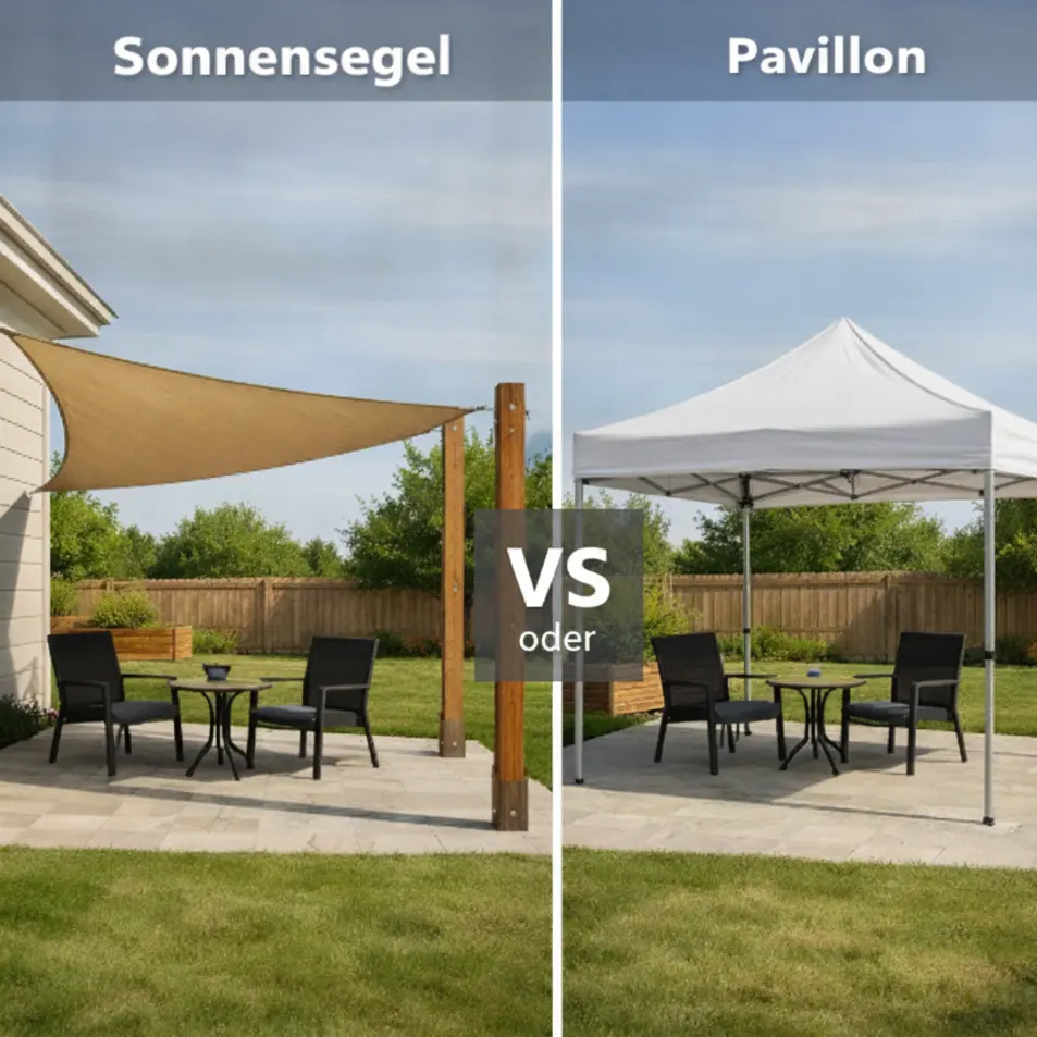 Sonnensegel oder Pavillon: Welche Beschattungslösung ist die richtige für deinen Garten?
